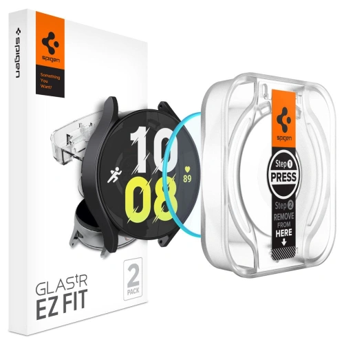 Kup Spigen Samsung Sticlă călită GLAS.tR ez Fit Galaxy Watch6 44mm Transparent [2 PACK] - SPN2933 - {ean13} - Sklep Home Screen