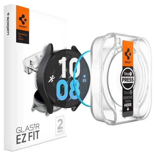 Kup Gehärtetes Glas Spigen GLAS.tR ez Fit Samsung Galaxy Watch6 40mm Klar [2 PACK] - SPN2934 - {ean13} - Sklep Home Screen