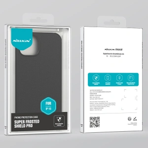 Etui Nillkin Super Frosted Shield Pro Apple iPhone 15 Plus / 14 Plus niebieskie