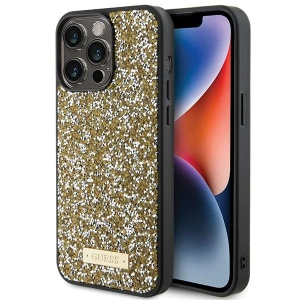Kup Etui Guess GUHCP15XPFGSBSD Apple iPhone 15 Pro Max hardcase Rhinestone Metal Logo žlutý/yellow - GUE2865 - {ean13} - Sklep Home Screen