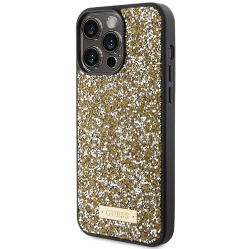 Kup Etui Guess GUHCP15XPFGSBSD Apple iPhone 15 Pro Max hardcase Rhinestone Metal Logo žlutý/yellow - GUE2865 - {ean13} - Sklep Home Screen