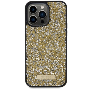 Kup Etui Guess GUHCP15XPFGSBSD Apple iPhone 15 Pro Max hardcase Rhinestone Metal Logo żółty/yellow - GUE2865 - {ean13} - Sklep Home Screen