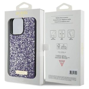 Kup Etui Guess GUHCP15XPFGSBSP Apple iPhone 15 Pro Max hardcase Rhinestone Metal Logo fioletowy/purple - GUE2866 - {ean13} - Sklep Home Screen
