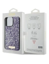 Buy Guess GUHCP15XPFGSBSP Apple iPhone 15 Pro Max hardcase Rhinestone Metal Logo purple - GUE2866 - {ean13} - Home Screen Store Europe