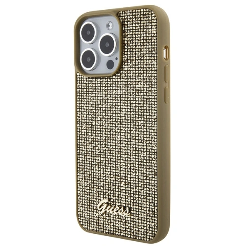 Buy Guess GUHCP15XPMSDGSD Apple iPhone 15 Pro Max hardcase Disco Metal Script gold - GUE2867 - {ean13} - Home Screen Store Europe