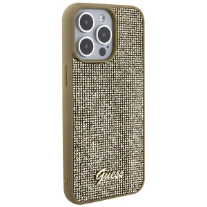 Buy Guess GUHCP15XPMSDGSD Apple iPhone 15 Pro Max hardcase Disco Metal Script gold - GUE2867 - {ean13} - Home Screen Store Europe