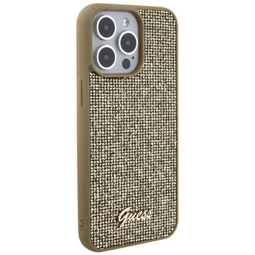 Buy Guess GUHCP15XPMSDGSD Apple iPhone 15 Pro Max hardcase Disco Metal Script gold - GUE2867 - {ean13} - Home Screen Store Europe