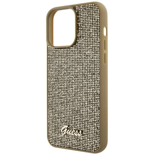 Buy Guess GUHCP15XPMSDGSD Apple iPhone 15 Pro Max hardcase Disco Metal Script gold - GUE2867 - {ean13} - Home Screen Store Europe
