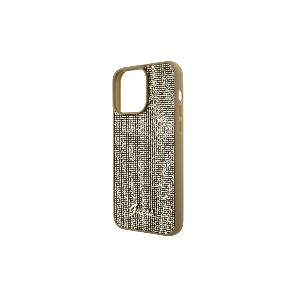 Etui Guess GUHCP15XPMSDGSD Apple iPhone 15 Pro Max hardcase Disco Metal Script złoty/gold