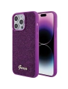 Guess GUHCP15XPMSDGSF Apple iPhone 15 Pro Max hardcase Disco Metal Script fuschia