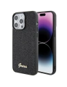 Guess GUHCP15XPMSDGSK Apple iPhone 15 Pro Max hardcase Disco Metal Script black