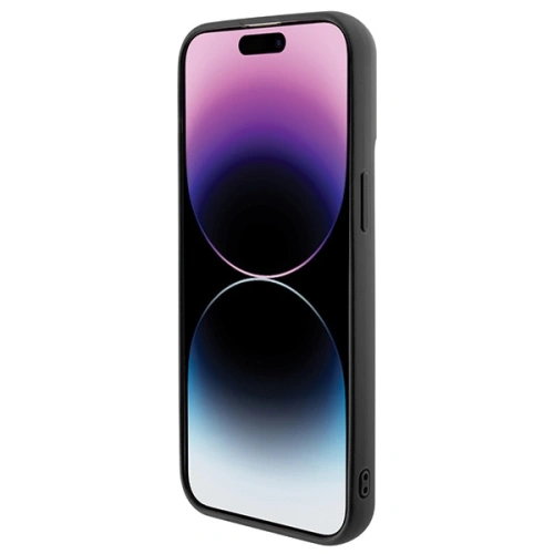 Buy Guess GUHCP15XPMSDGSK Apple iPhone 15 Pro Max hardcase Disco Metal Script black - GUE2869 - {ean13} - Home Screen Store Europe