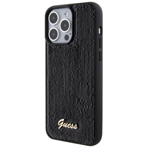 Kup Etui Guess GUHCP15XPSFDGSK Apple iPhone 15 Pro Max hardcase Sequin Script Metal černý/black - GUE2870 - {ean13} - Sklep Home Screen