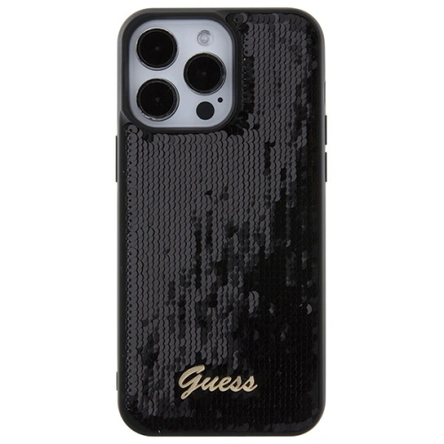 Kup Etui Guess GUHCP15XPSFDGSK Apple iPhone 15 Pro Max hardcase Sequin Script Metal černý/black - GUE2870 - {ean13} - Sklep Home Screen