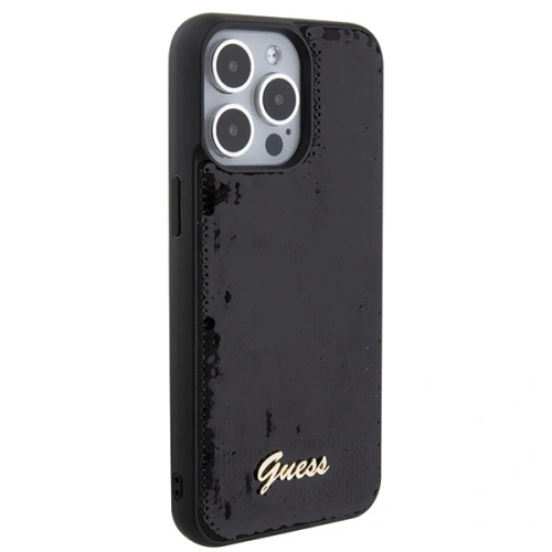Kup Etui Guess GUHCP15XPSFDGSK Apple iPhone 15 Pro Max hardcase Sequin Script Metal černý/black - GUE2870 - {ean13} - Sklep Home Screen