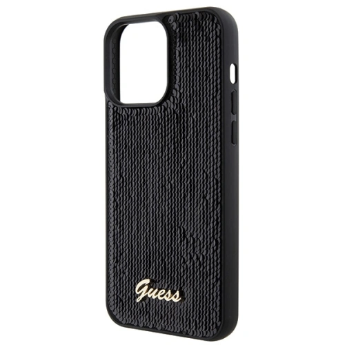 Kup Etui Guess GUHCP15XPSFDGSK Apple iPhone 15 Pro Max hardcase Sequin Script Metal černý/black - GUE2870 - {ean13} - Sklep Home Screen