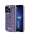 Etui Guess GUHCP15XPSFDGSU Apple iPhone 15 Pro Max hardcase Sequin Script Metal fialový/purple