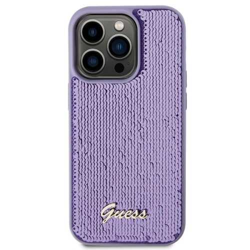 Kup Etui Guess GUHCP15XPSFDGSU Apple iPhone 15 Pro Max hardcase Sequin Script Metal fialový/purple - GUE2872 - {ean13} - Sklep Home Screen