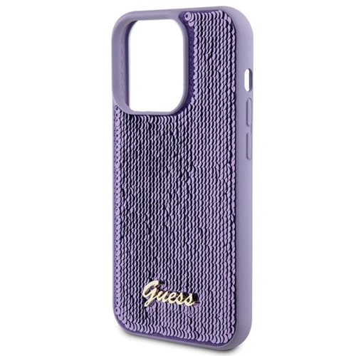 Kup Etui Guess GUHCP15XPSFDGSU Apple iPhone 15 Pro Max hardcase Sequin Script Metal fialový/purple - GUE2872 - {ean13} - Sklep Home Screen
