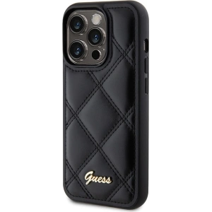 Kup Case Guess GUHCP15XPSQSQSK Apple iPhone 15 Pro Max Hartschale Gestepptes Metall-Logo schwarz/black - GUE2873 - {ean13} - Sklep Home Screen