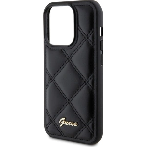 Kup Case Guess GUHCP15XPSQSQSK Apple iPhone 15 Pro Max Hartschale Gestepptes Metall-Logo schwarz/black - GUE2873 - {ean13} - Sklep Home Screen