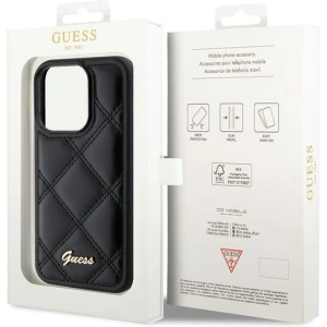 Kup Case Guess GUHCP15XPSQSQSK Apple iPhone 15 Pro Max Hartschale Gestepptes Metall-Logo schwarz/black - GUE2873 - {ean13} - Sklep Home Screen