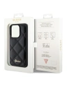 Buy Guess GUHCP15XPSQSQSK Apple iPhone 15 Pro Max hardcase Quilted Metal Logo black - GUE2873 - {ean13} - Home Screen Store Europe