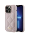 Etui Guess GUHCP15XPSQSQSP Apple iPhone 15 Pro Max hardcase Quilted Metal Logo różowy/pink