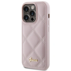 Kup Etui Guess GUHCP15XPSQSQSP Apple iPhone 15 Pro Max hardcase Quilted Metal Logo różowy/pink - GUE2874 - {ean13} - Sklep Home Screen
