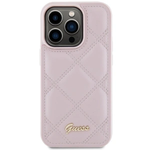 Kup Etui Guess GUHCP15XPSQSQSP Apple iPhone 15 Pro Max hardcase Quilted Metal Logo różowy/pink - GUE2874 - {ean13} - Sklep Home Screen