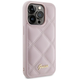 Kup Etui Guess GUHCP15XPSQSQSP Apple iPhone 15 Pro Max hardcase Quilted Metal Logo różowy/pink - GUE2874 - {ean13} - Sklep Home Screen