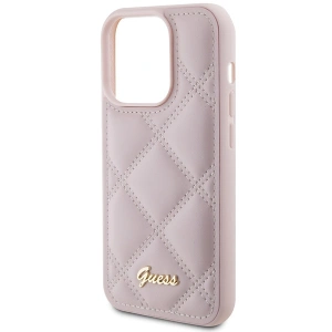 Kup Etui Guess GUHCP15XPSQSQSP Apple iPhone 15 Pro Max hardcase Quilted Metal Logo różowy/pink - GUE2874 - {ean13} - Sklep Home Screen