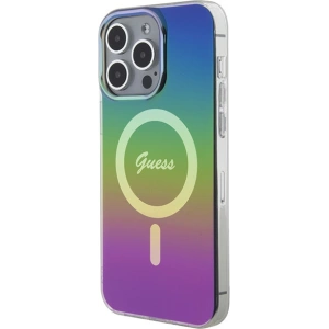 Etui Guess GUHMP15LHITSK Apple iPhone 15 Pro hardcase IML Iridescent MagSafe wielokolorowy/rainbow