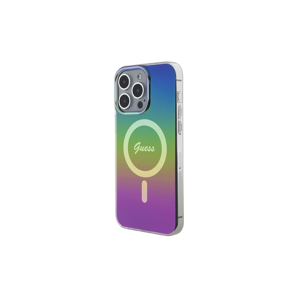 Etui Guess GUHMP15LHITSK Apple iPhone 15 Pro hardcase IML Iridescent MagSafe wielokolorowy/rainbow