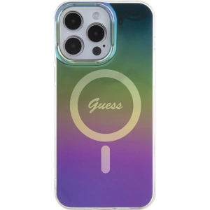 Etui Guess GUHMP15LHITSK Apple iPhone 15 Pro hardcase IML Iridescent MagSafe wielokolorowy/rainbow