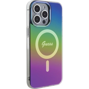 Etui Guess GUHMP15LHITSK Apple iPhone 15 Pro hardcase IML Iridescent MagSafe wielokolorowy/rainbow