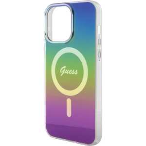 Etui Guess GUHMP15LHITSK Apple iPhone 15 Pro hardcase IML Iridescent MagSafe wielokolorowy/rainbow