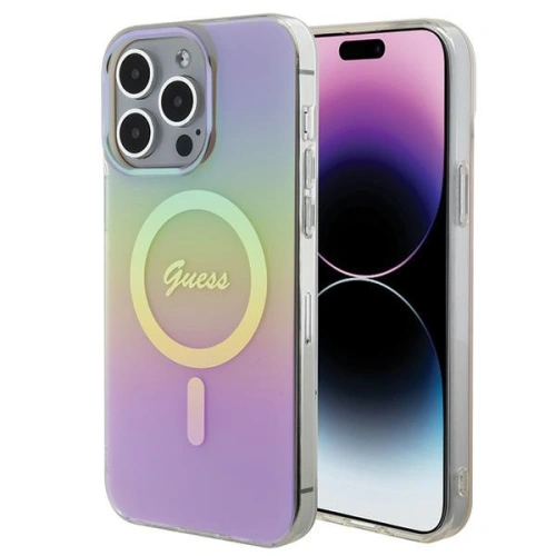 Kup Etui Guess GUHMP15LHITSP Apple iPhone 15 Pro hardcase IML Iridescent MagSafe rózsaszín/pink - GUE2876 - {ean13} - Sklep Home Screen