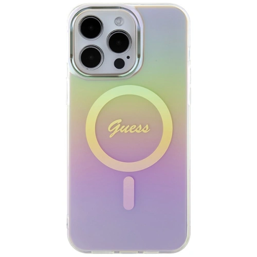 Kup Etui Guess GUHMP15LHITSP Apple iPhone 15 Pro hardcase IML Iridescent MagSafe rózsaszín/pink - GUE2876 - {ean13} - Sklep Home Screen
