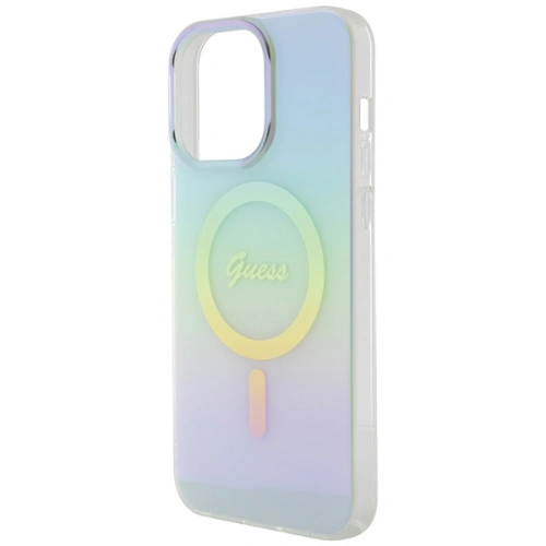 Kup Etui Guess GUHMP15LHITSQ Apple iPhone 15 Pro hardcase IML Iridescent MagSafe tyrkysový/turquoise - GUE2877 - {ean13} - Sklep Home Screen