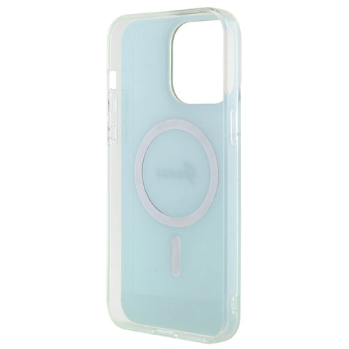 Kup Case Guess GUHMP15LHITSQ Apple iPhone 15 Pro Hardcase IML Iridescent MagSafe türkis/turquoise - GUE2877 - {ean13} - Sklep Home Screen