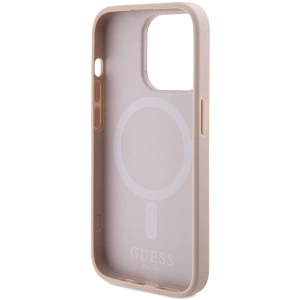 Kup Case Guess GUHMP15XPSAHMCP Apple iPhone 15 Pro Max Hardcase Saffiano MagSafe rosa/pink - GUE2879 - {ean13} - Sklep Home Screen