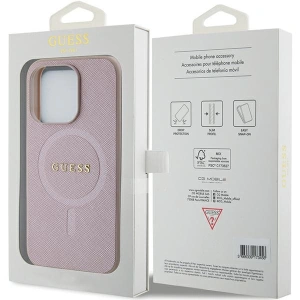 Kup Etui Guess GUHMP15XPSAHMCP Apple iPhone 15 Pro Max hardcase Saffiano MagSafe różowy/pink - GUE2879 - {ean13} - Sklep Home Screen