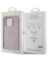 Kup Etui Guess GUHMP15XPSAHMCP Apple iPhone 15 Pro Max hardcase Saffiano MagSafe różowy/pink - GUE2879 - {ean13} - Sklep Home Screen