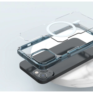 Etui Nillkin Nature Pro Magnetic Apple iPhone 15 niebieskie