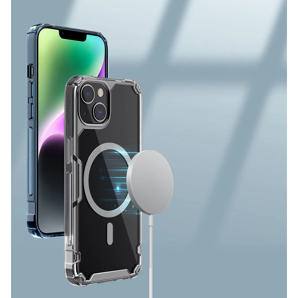 Etui Nillkin Nature Pro Magnetic Apple iPhone 15  białe