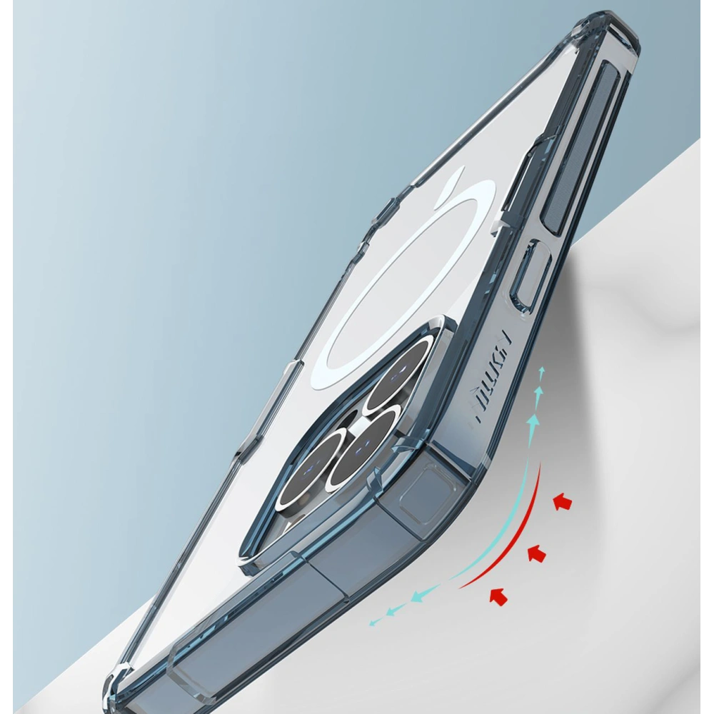 Etui Nillkin Nature Pro Magnetic Apple iPhone 15 Pro białe