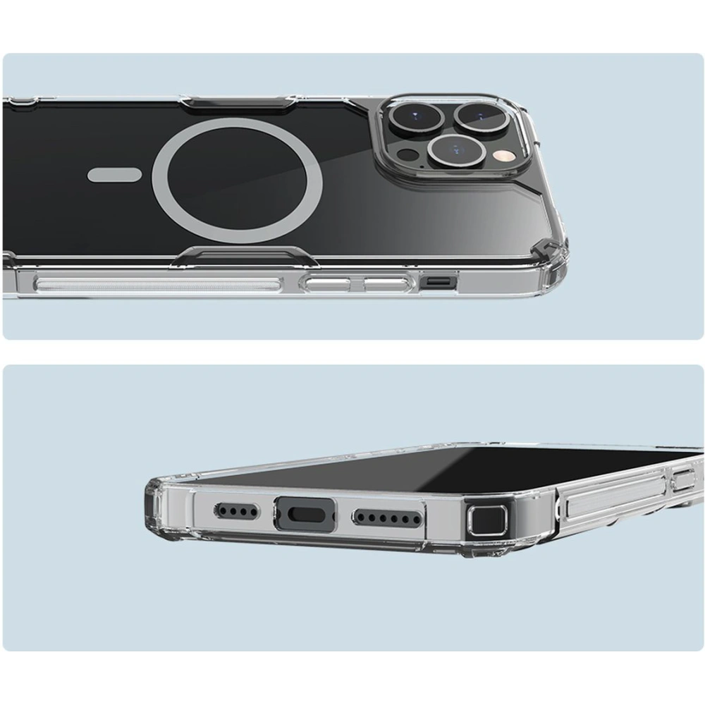 Etui Nillkin Nature Pro Magnetic Apple iPhone 15 Pro białe