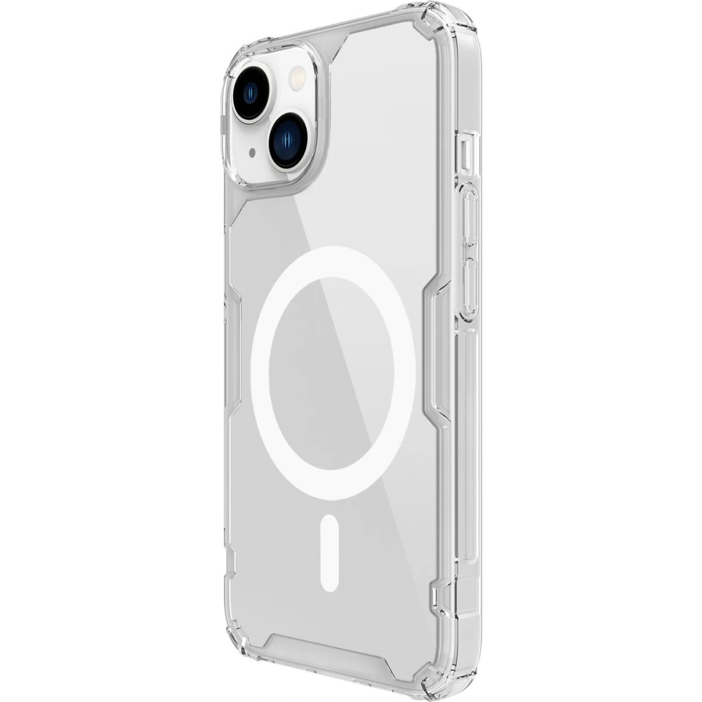 Etui Nillkin Nature Pro Magnetic Apple iPhone 15 Plus / 14 Plus białe