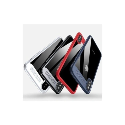 Buy Baseus Suthin Transparent Case iPhone X / XS Red - BSU305RED - {ean13} - Home Screen Store Europe
